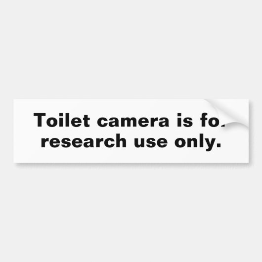 Toilet Camera Sticker (Voorkant)