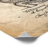 Toilet Cistern Patent Poster (Hoek)