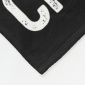 Toilet Clogging Chamon Funny Graphic Toilet Cloggi Fleece Deken (Hoek)