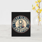 Toilet Clogging Chamon  Kaart (Gele Bloem)