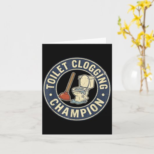 Toilet Clogging Chamon  Kaart (Gele Bloem)
