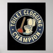 Toilet Clogging Chamon  Poster (Voorkant)