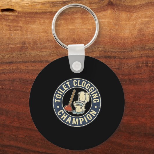 Toilet Clogging Chamon  Sleutelhanger (Voorkant)