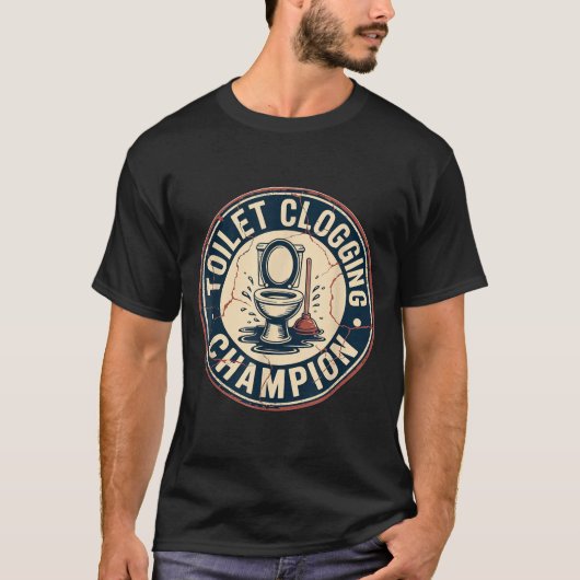 Toilet Clogging Chamon  T-shirt (Voorkant)