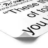 Toilet Clogs met drie bladen van TP Poster (Hoek)