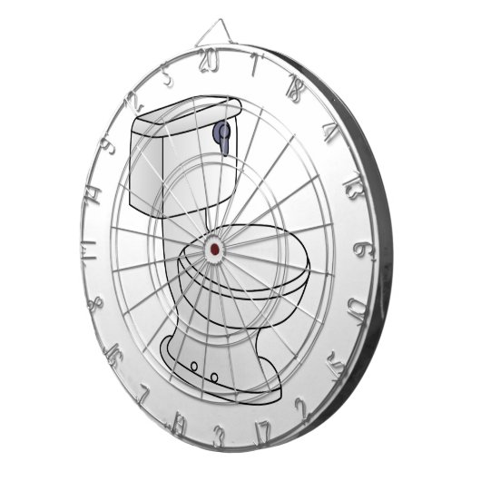 Toilet Dartbord (Voorkant Rechts)