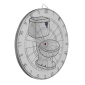 Toilet Dartbord (Voorkant Links)