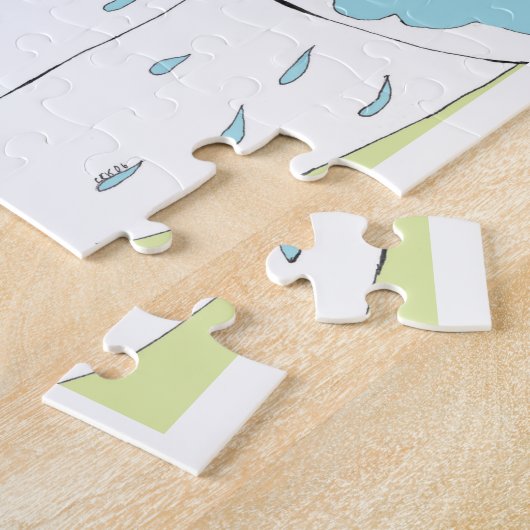 toilet dog legpuzzel (Zijkant)