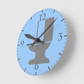 Toilet en zuiger ronde klok (Hoek)