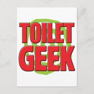 Toilet Geek Briefkaart