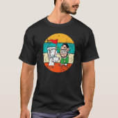 Toilet Golf Golfer  Retro T-shirt (Voorkant)
