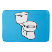 Toilet Graphic Badmat (Voorkant)