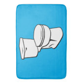 Toilet Graphic Badmat (Voorkant Verticaal)