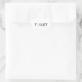 Toilet Hart Sticker (Tas)