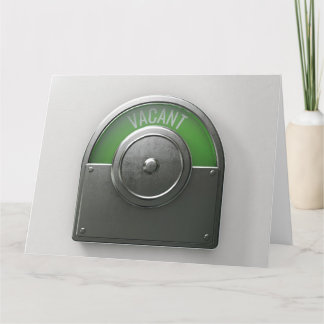 Toilet Indicator Vacant Kaart