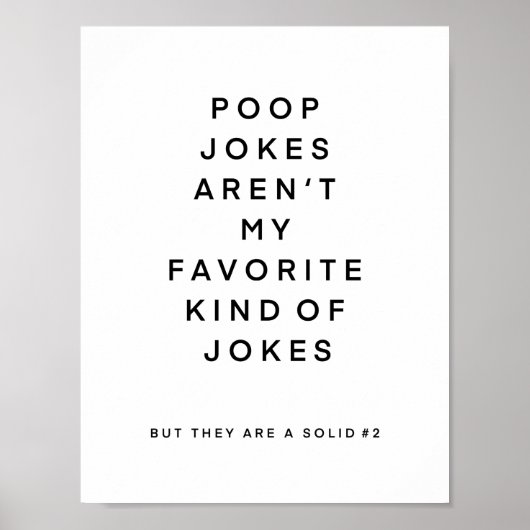 Toilet joke art canvas print (Voorkant)