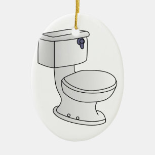 Toilet Keramisch Ornament