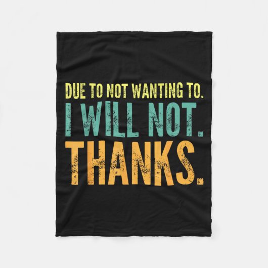 Toilet Later Feelin' Clog Saying Might HumorFeelin Fleece Deken (Voorkant)