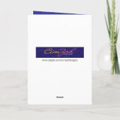 Toilet met TP Eyes die "hoe u doet"vraagt?" Kaart (Achterkant)