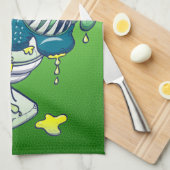 Toilet Monster Theedoek (Quarter Fold)