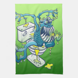 Toilet Monster Theedoek