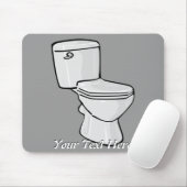 Toilet Mousepad Muismat (Met muis)