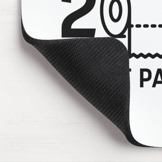 Toilet Paper 2020-crisis Muismat (Hoek)