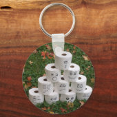 Toilet Paper Bowling Sleutelhanger (Voorkant)