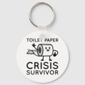 Toilet Paper Crisis Survivor Sleutelhanger (Voorkant)