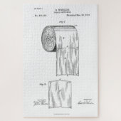 Toilet Paper Invention Patent (1891) Legpuzzel (Verticaal)
