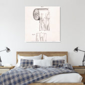 Toilet Paper nr. 465,588, ingediend door S. Wheele Canvas Afdruk (Insitu (Slaapkamer))