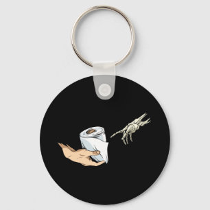 Toilet Paper Pandemic Art Sleutelhanger