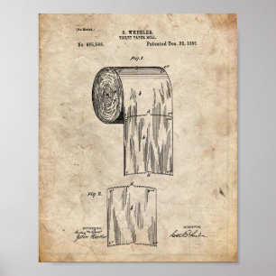 Toilet Paper-patent Poster