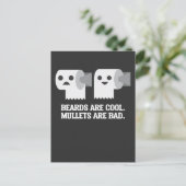 Toilet Paper Redneck-balken koele Mullets Slecht Briefkaart (Staand voorkant)