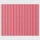 Toilet Paper Roll Funny Quarantine Theme Red Cadeaupapier (Vlak)