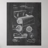 Toilet Paper Roll Patent Poster (Voorkant)