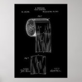 Toilet Paper Roll Patent Poster (Voorkant)