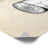 Toilet Paper Roll Patent Poster (Hoek)