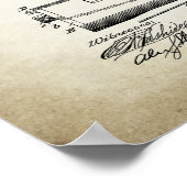 Toilet Paper Roll Patent Poster (Hoek)