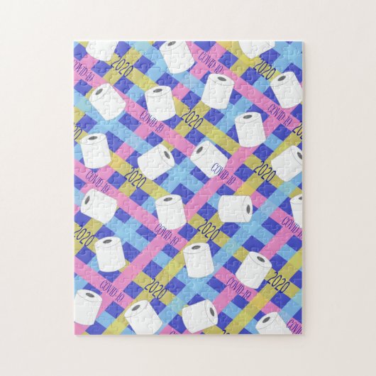 Toilet Paper Rolls 2020 Covid Keepomwille Legpuzzel (Verticaal)