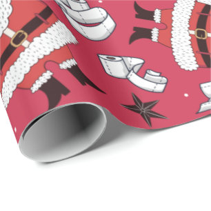 Toilet Paper Santa Cadeaupapier