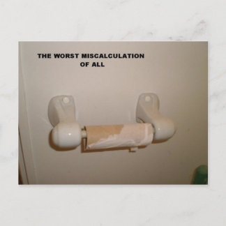 TOILET PAPER SUPRISE BRIEFKAART