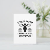 Toilet Paper Survivor Briefkaart (Staand voorkant)