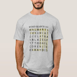 Toilet Paper Word Search T-shirt