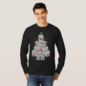 Toilet Papier Kerstboom Lelijke Kerstmis Familie T-shirt (Voorkant volledig)