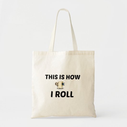 TOILET PAPIER ROLL TOTE BAG (Voorkant)