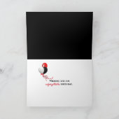 Toilet Papier verjaardagstaart Kaart (Binnen)