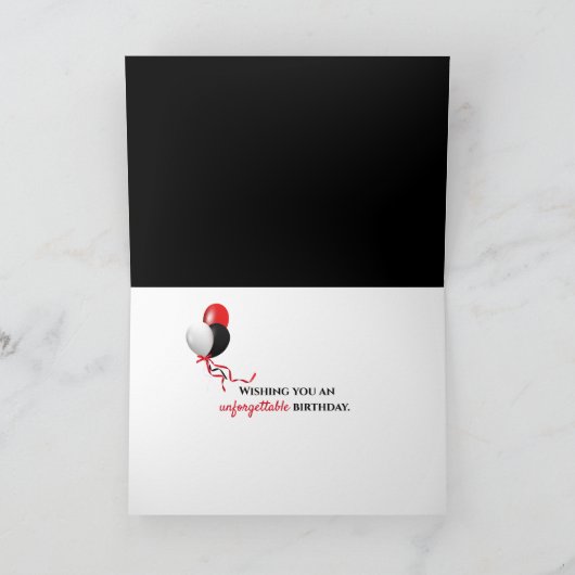 Toilet Papier verjaardagstaart Kaart (Binnen)