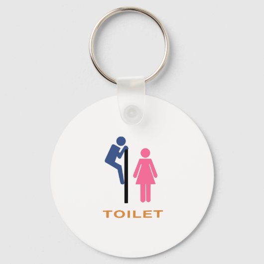Toilet Peaking Sleutelhanger (Voorkant)