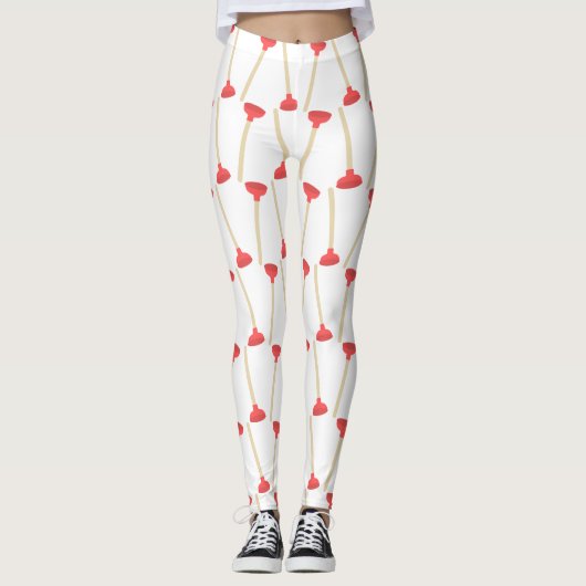 Toilet Plunger Leggings (Voorkant)